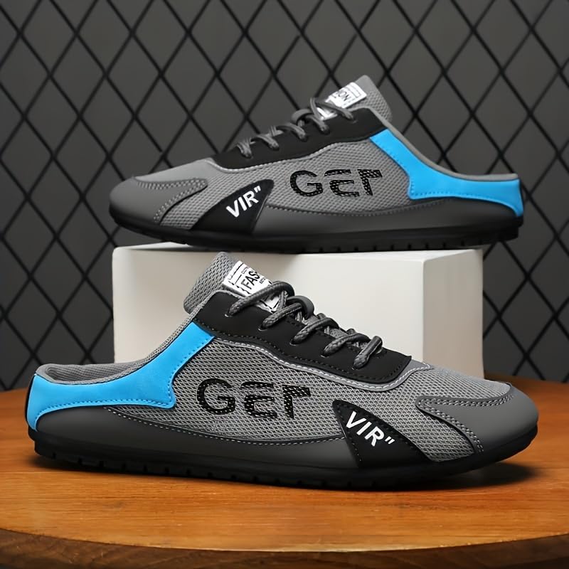 Fashionable Mens Slip On Shoes for Spring Summer, Casual Indoor & Outdoor Walking Mules Sneakers, Non-Slip Comfortable Loafers for Work/Hiker/Trekking2