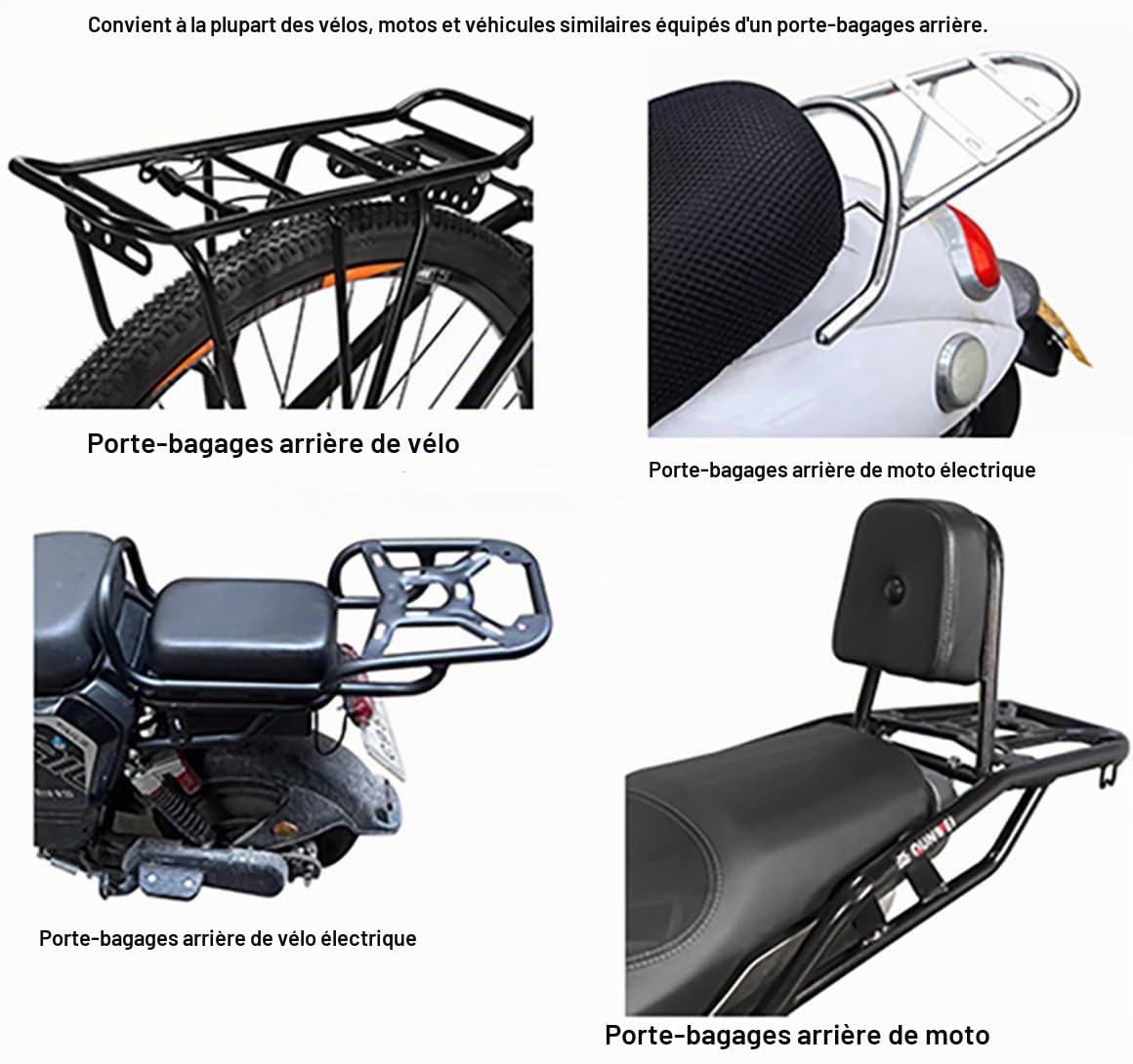 Panier arrière Robuste pour vélo pour Chiens et Chats, Cage de Transport Ajustable pour Animaux avec Housse et Serrure, Panier Multifonction pour Animaux, Courses et Usage Quotidien