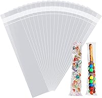 Vista 14 de 50 bolsas de celofán transparentes autosellantes de 10 x 13 pulgadas, para adaptarse a A4, ropa, camisetas, envoltorios decorativos, recuerdos