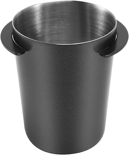 Spacesea Taza dosificadora de acero Taza de olfateo de café Alimentador de polvo para máquina de café expreso Portafilter Café Tamper (2.008 in