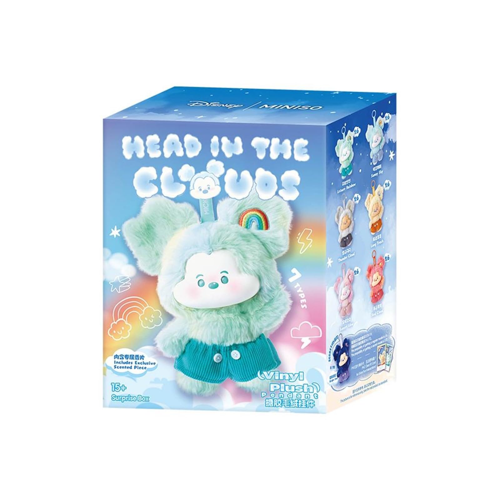 Amazon.com: MINISO Disney Mickey Cloud Fantasy Series Vinyl Plush