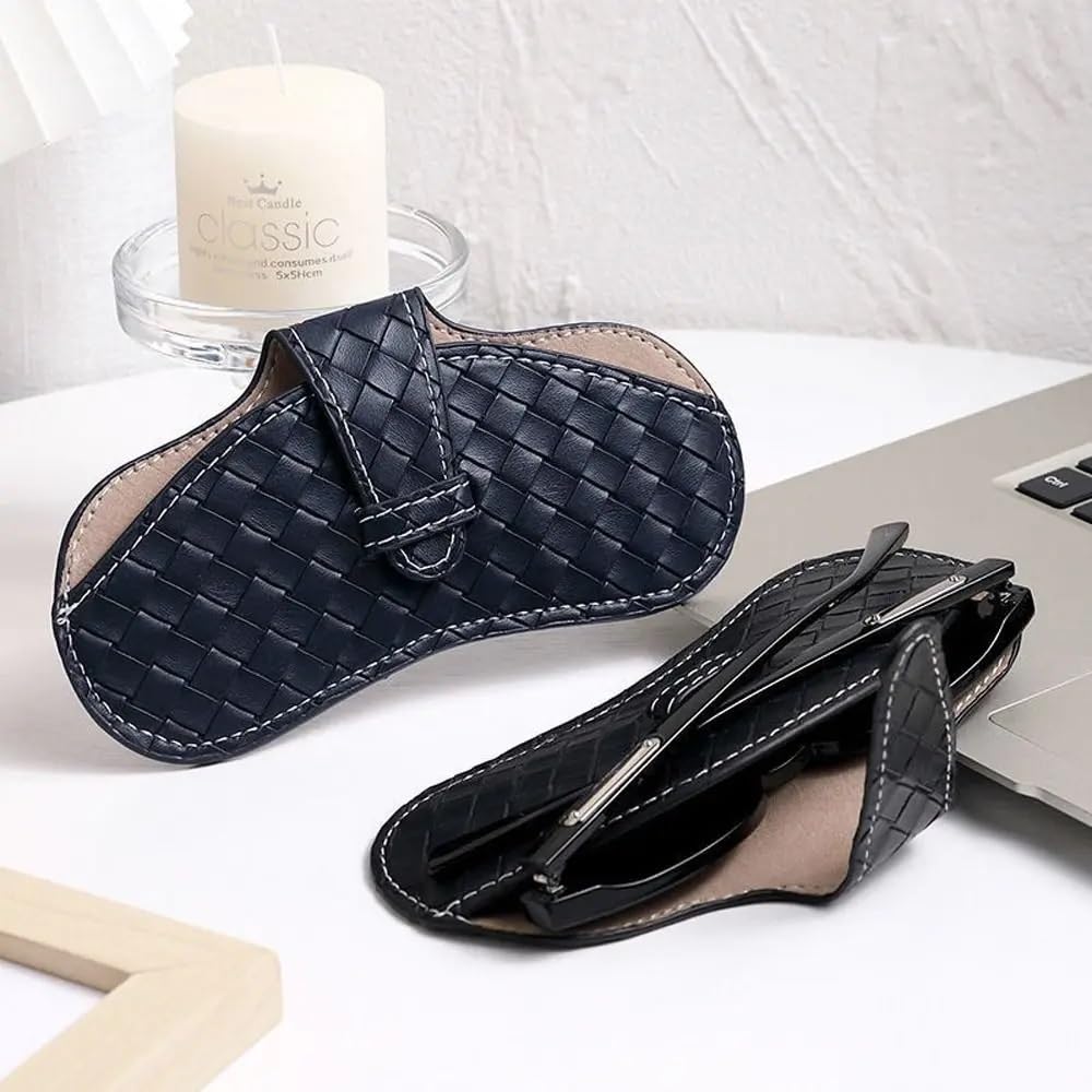 2/4/6 protectores de marco impermeables para gafas, caja de gafas de piel sintética, funda de almacenamiento para gafas de sol