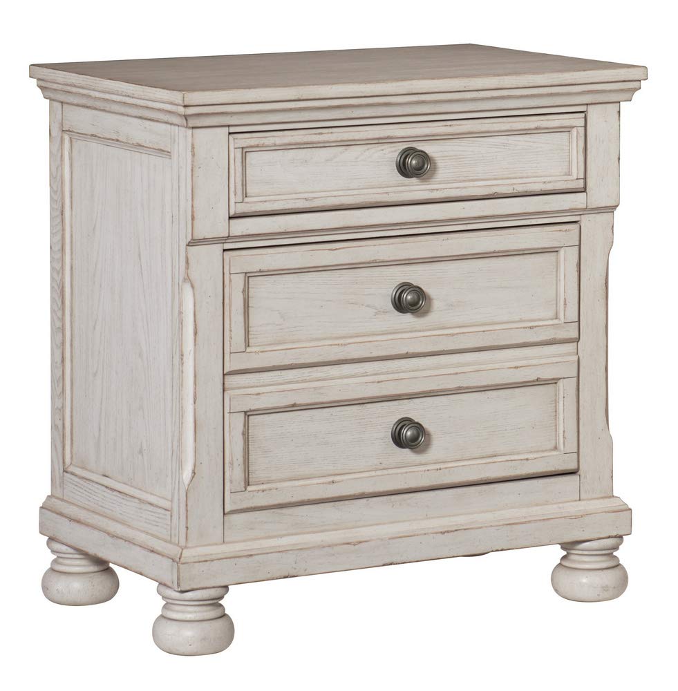 Homelegance 2-Drawer Nightstand, One Size, Antique White