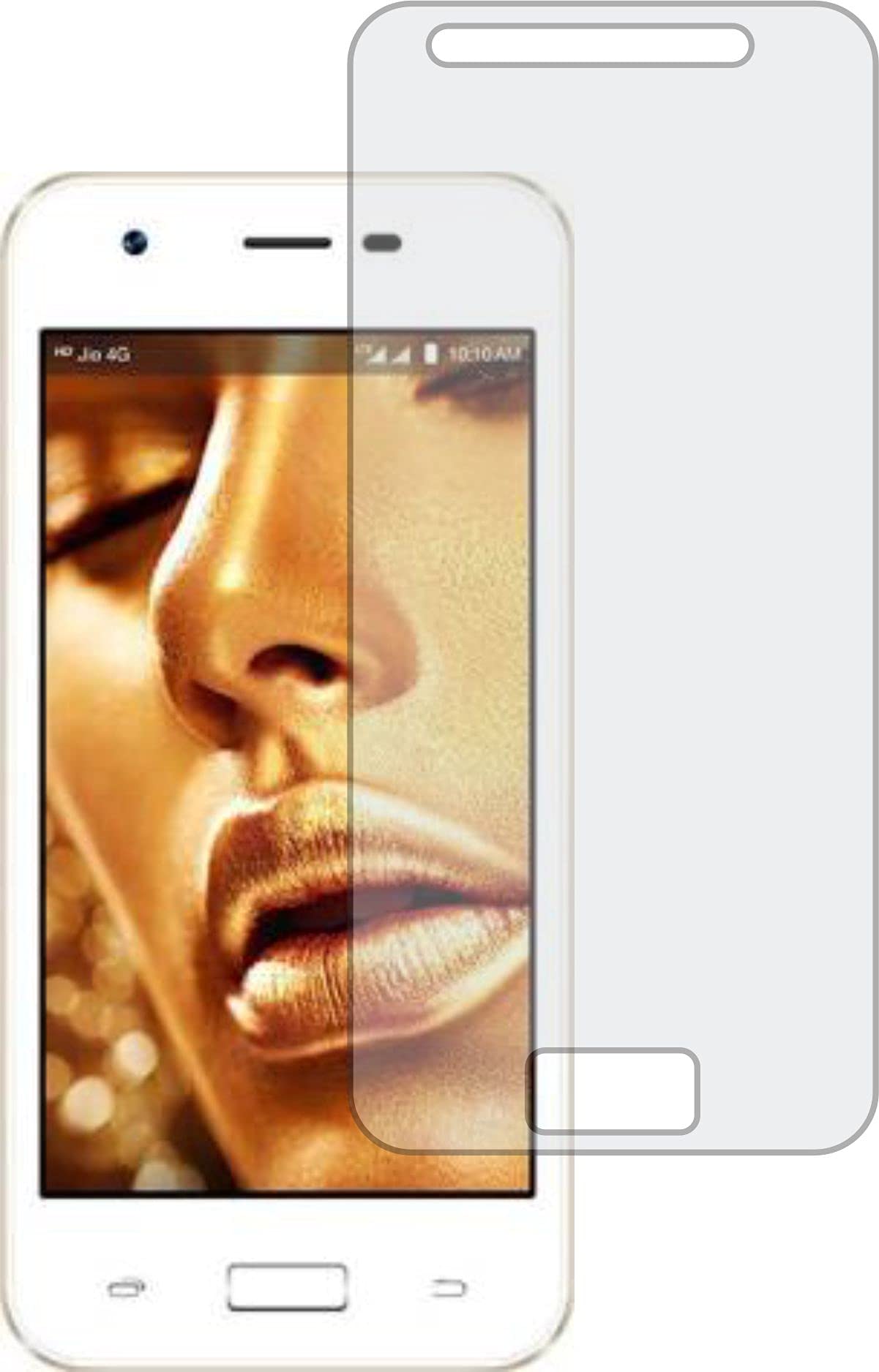 FASHEENScreen Guard, Flexible, Shatterproof 9H Nano Fiber, Not a Tempered Glass, Not Edge to Edge, Hammerproof Impossible ScreenGuard for LYF C451