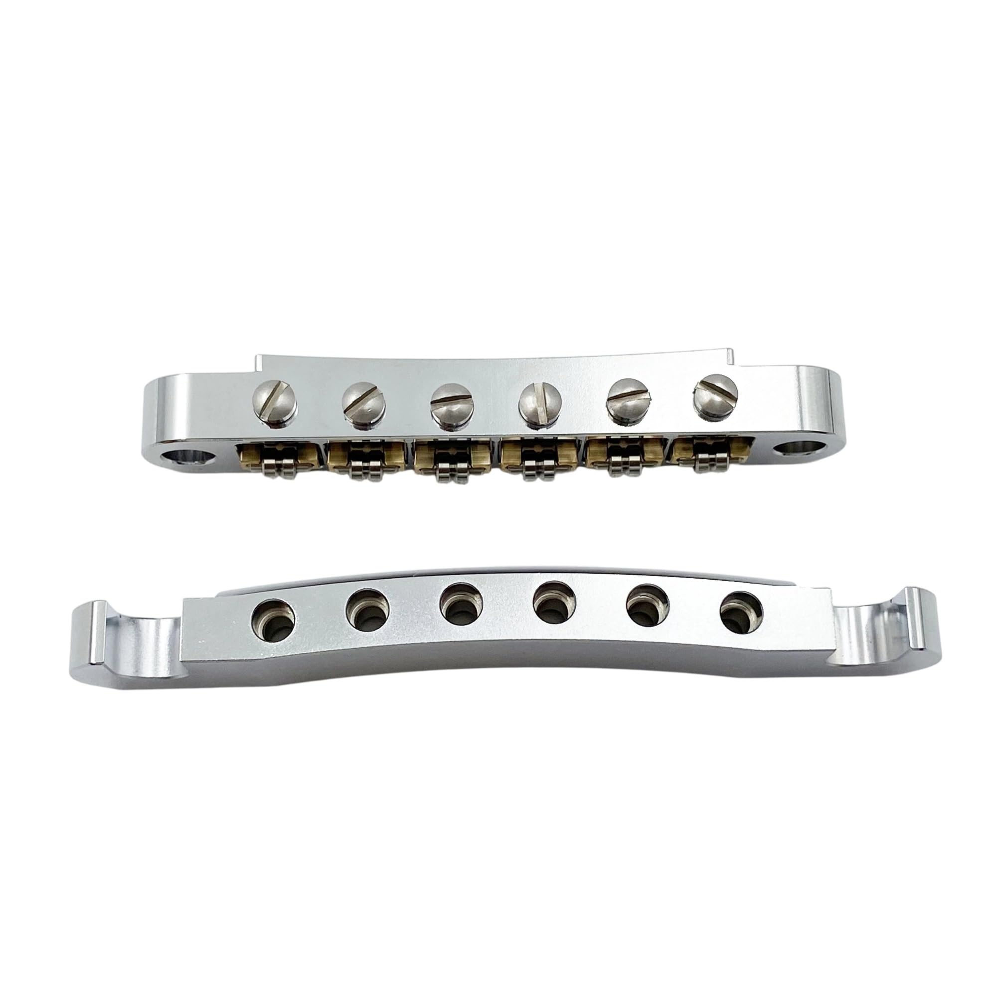 Latón/acero Inoxidable 6 Cuerdas Guitarra Eléctrica Bola Rodillo Práctica Accesorio Tailboard | Puente de guitarra