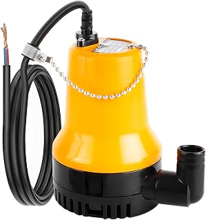 Bomba sumergible DC 12V 60W 3600L/h para bote de estanque con cable de 1,3 m
