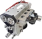  Modèle de moteur, modèle de moteur à essence, modèle de moteur à essence à quatre cylindres et quatre temps, modèle de voiture 36cc, jouet d\'expérience physique du moteur