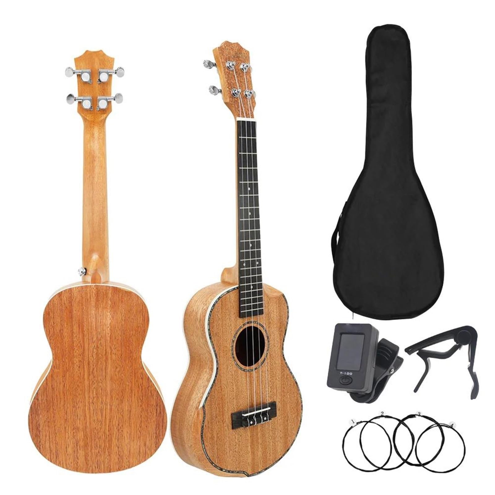 Ukulele Instrumenty Muzyczne Profesjonalne Ukulele Dla Początkujących 26 Cali Mahoń 4 Struny Instrumenty Muzyczne Z Akcesoriami