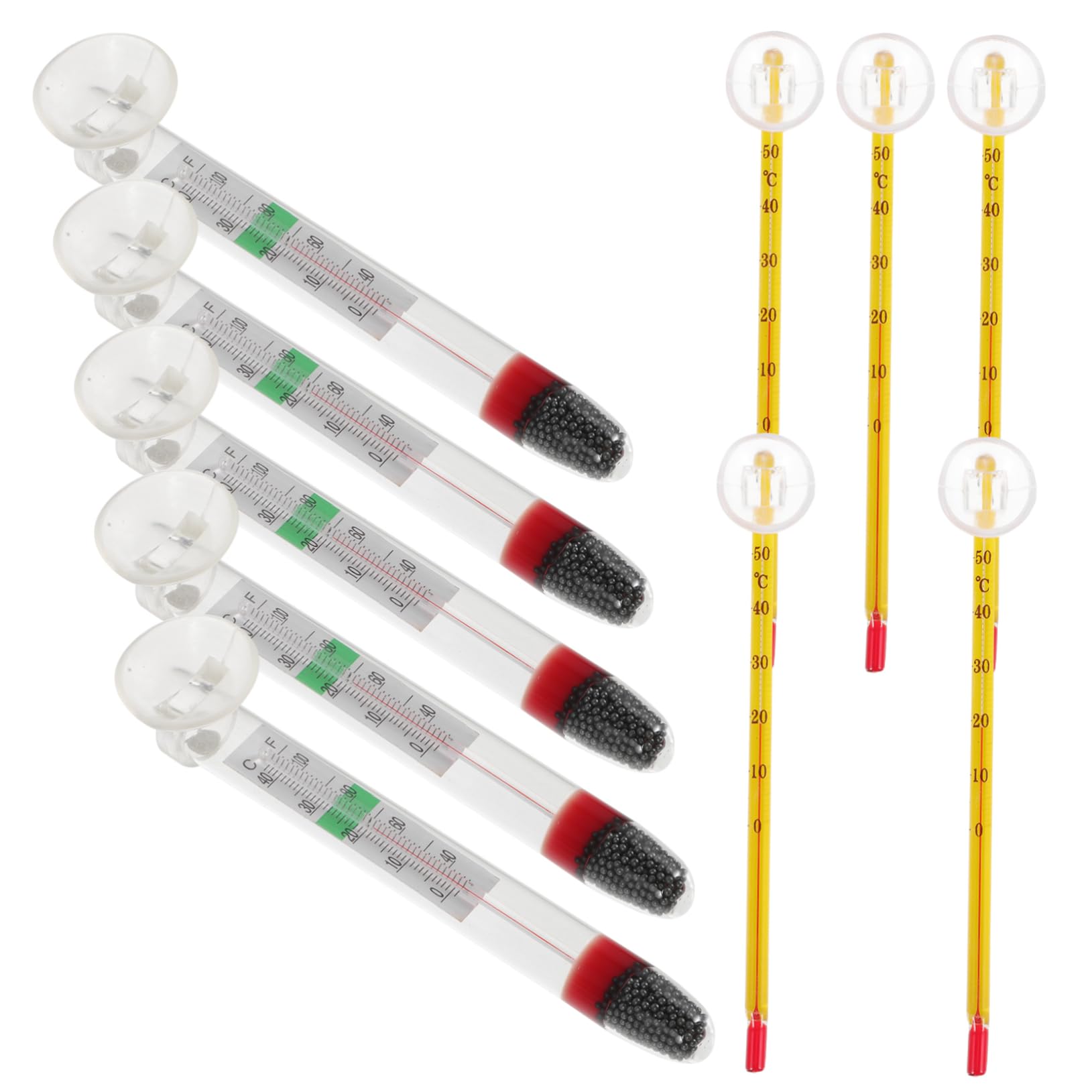 ifundom 2 Set Termometro Per Acquari Accessori Temperatura Profondo Termometri Digitali Termometro Per Vasca Acquario Termometro Del Serbatoio Del Pesce Bicchiere 10 Pezzi*2