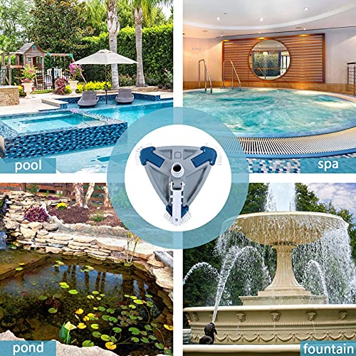 WHSC Zwembad Vacuüm Hoofd Gewogen Driehoek SPA Stofzuigers Cleaner met Hoekige Borstel - Image 5