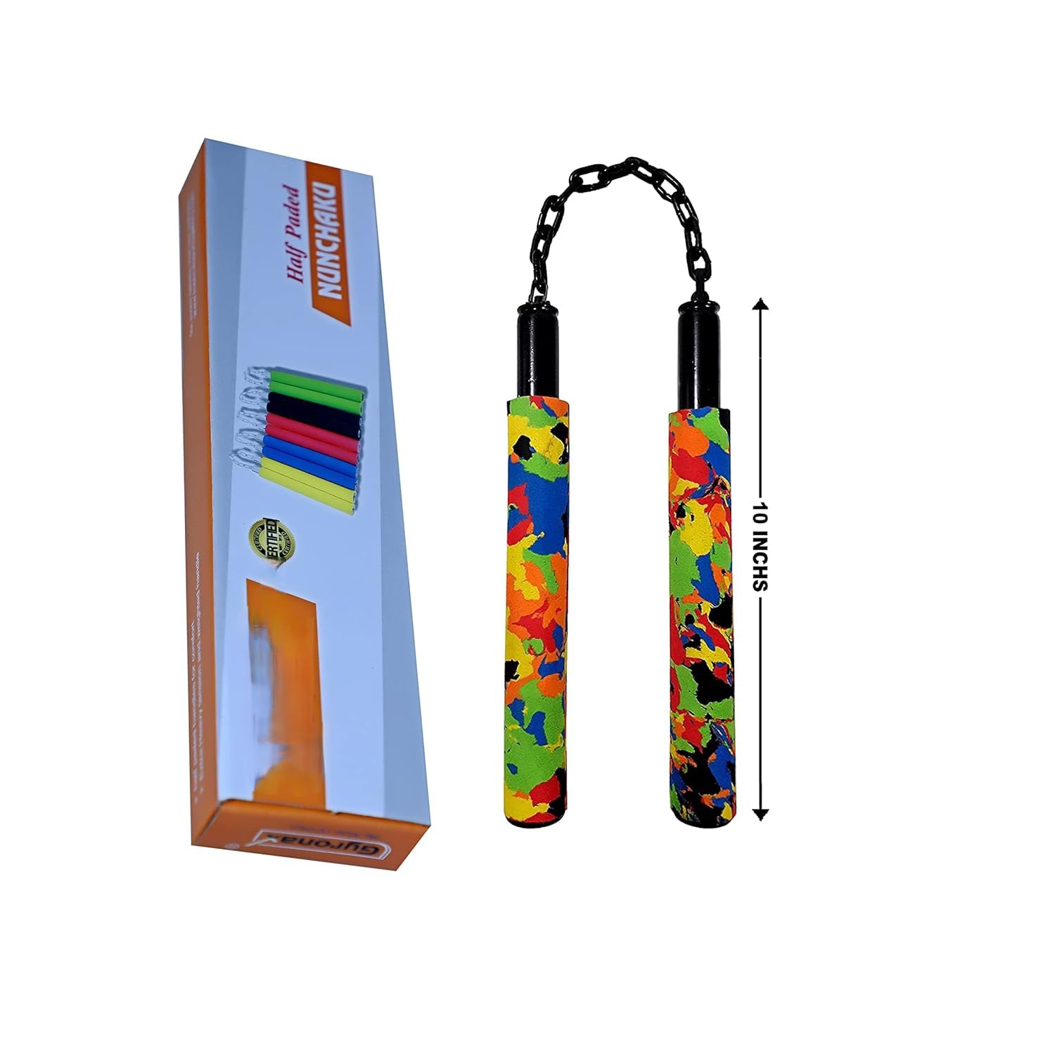 See full amazon price history chart for Ultimate Nunchaku for Karate Practice | Metal Chain Martial Arts Training Equipment - Ideal for Beginners, Durable & Reliable for Skill Building (Multicolor Wooden Handle) Ultimate Nunchaku for Karate Practice | Metal Chain Martial Arts Training Equipment - Ideal for Beginners, Durable & Reliable for Skill Building (Multicolor Wooden Handle) (B0DCTSZKS7) Amazon Price History, Amazon Price Tracker
