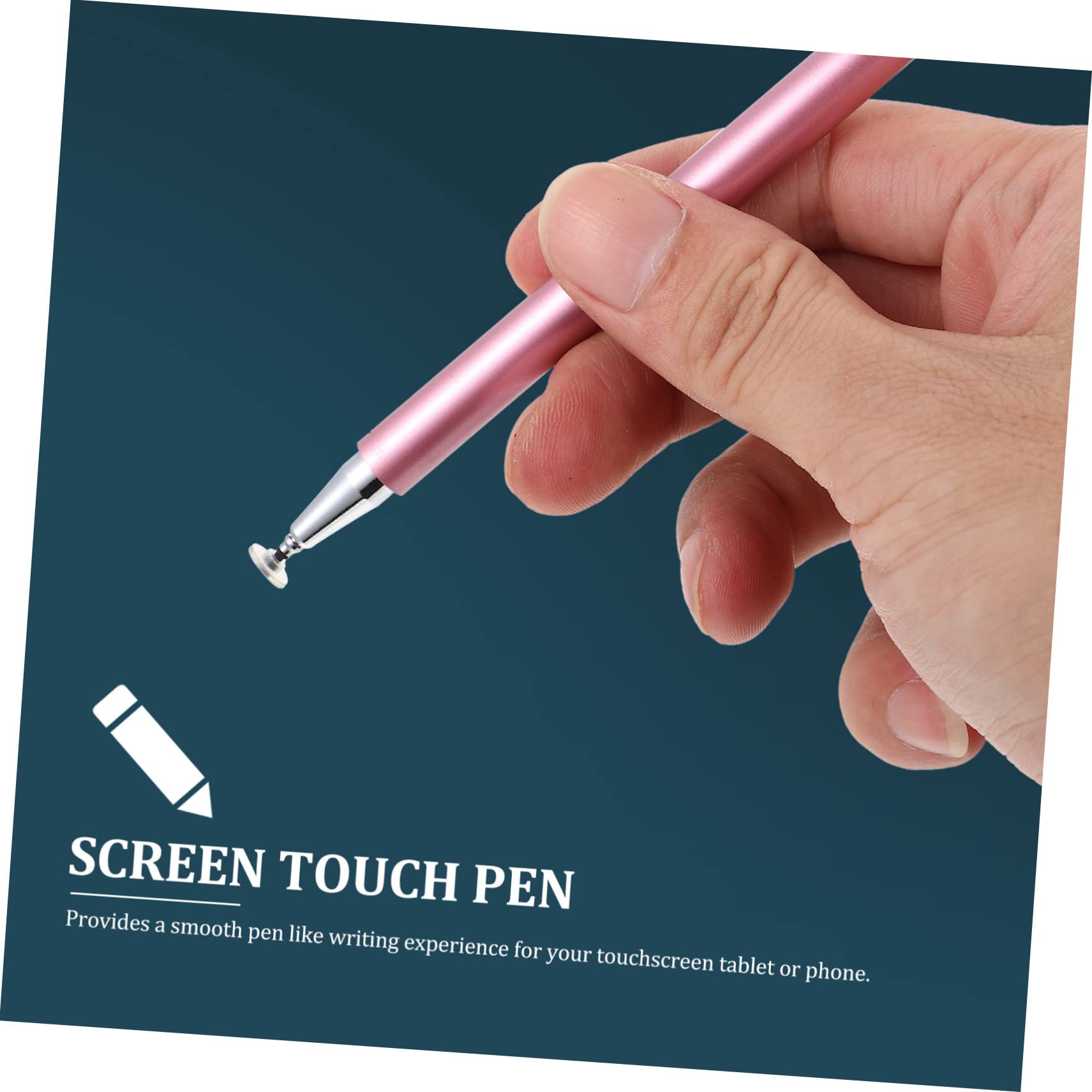 Housoutil Lápiz Capacitivo De Alta Sensibilidad 5 Unidades Universal para Pantalla Táctil Dibujo Agarre Cómodo para Dispositivos.