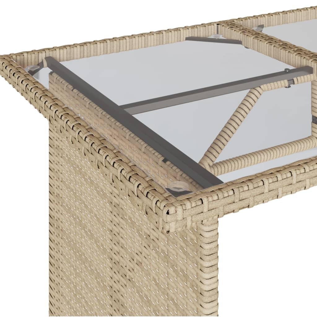 vidaXL Juego de sofás jardín con Cojines 6 pzas ratán sintético Beige