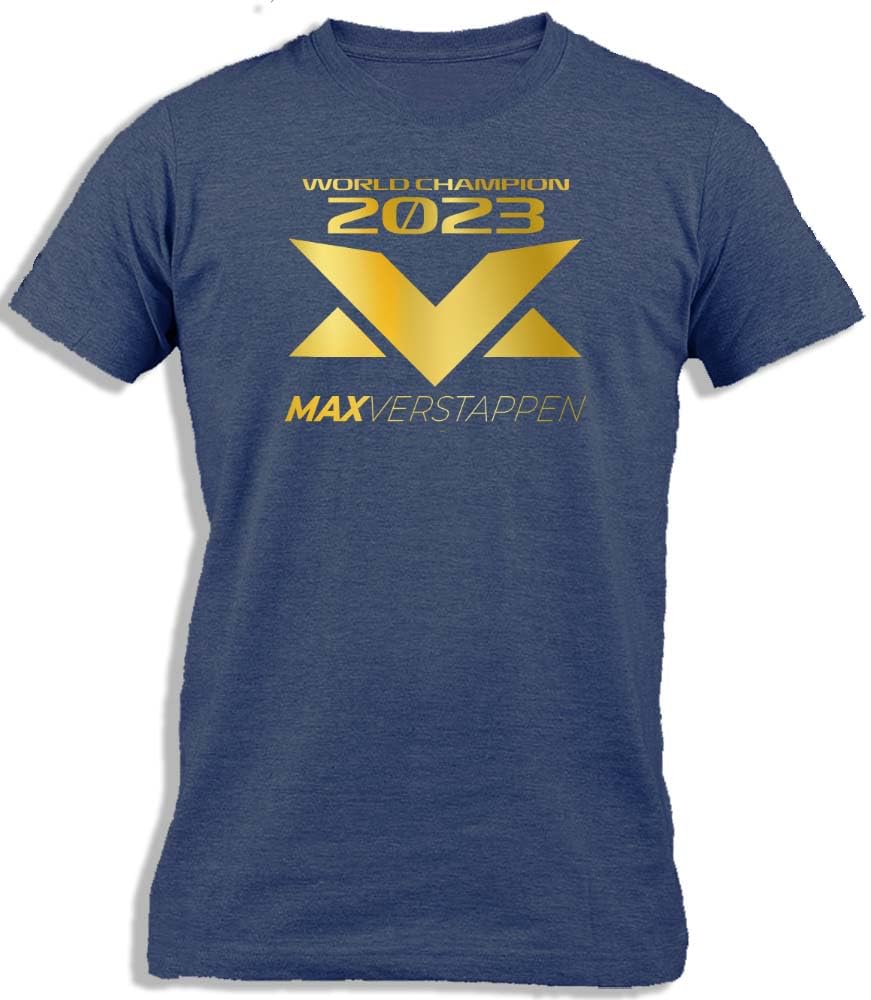 Ay Cabron™ Max Verstappen Formula One World Car Racing Champion | 3 Times World Champion Conmemorative Retro Cotton T-Shirt For Men