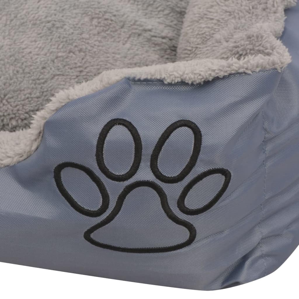 Cuccia per cani con cuscino imbottito XXL, grigio, tessuto Oxford impermeabile, base antiscivolo, ideale come posto per dormire per animali domestici, lavabile, delicato sulle
