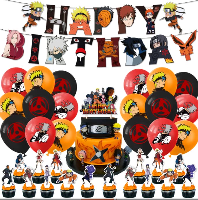 Buy Naruto Birthday Decorations Naruto Birthday Party Supplies Naruto