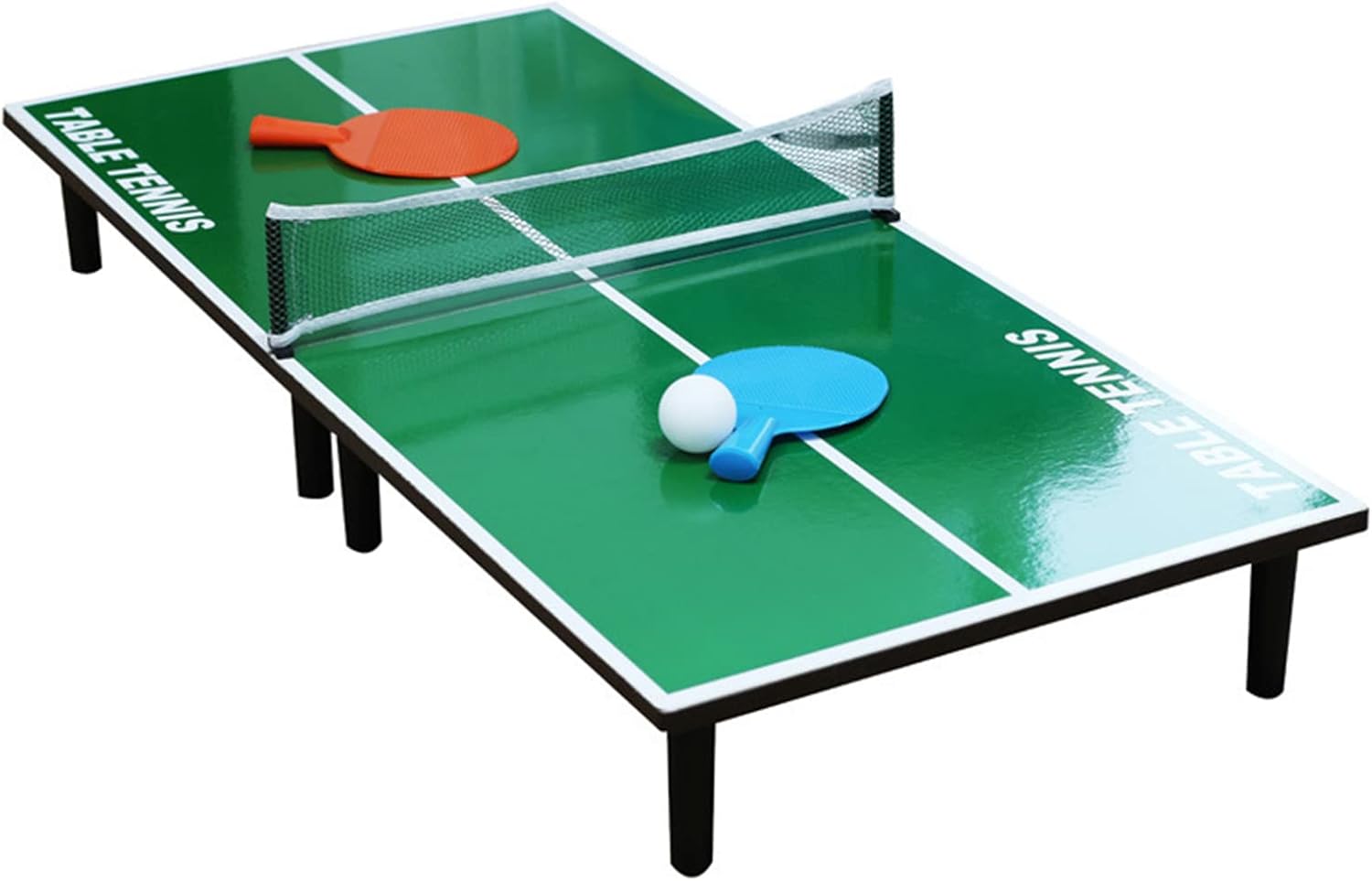 CHUANGRUN Mesa de futbolín, Mesa de fútbol de 20 Pulgadas con 2 balones, Marcador, Mesa de fútbol para Salas de Juego, Bares, Fiestas, Noches Familiares, portátil y Divertida para Toda la Familia