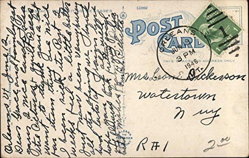 Miniatura 2 de Post Office and Court House Newport, Vermont VT Original Antique Postcard 1946