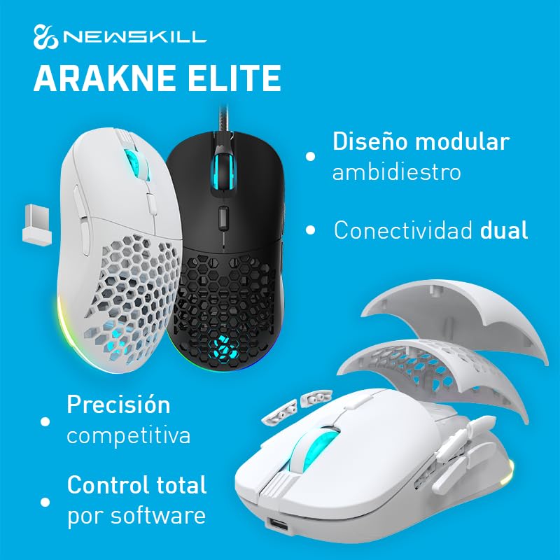 Souris de gaming sans fil 16000 dpi pour éviter la fatigue du poignet - 4