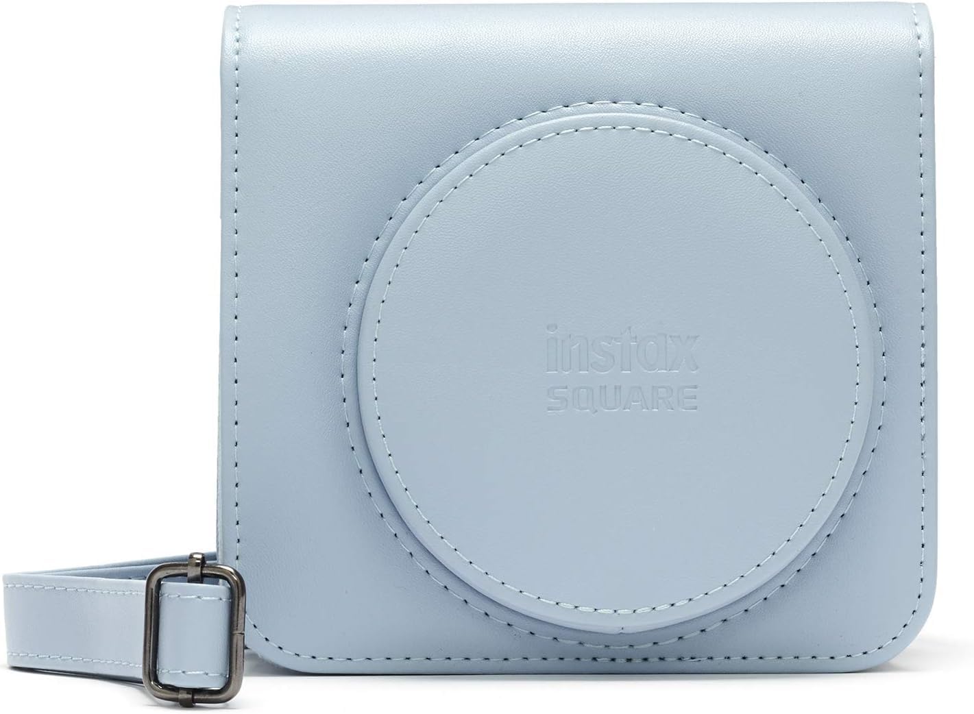 Fujifilm Instax Square Sq 1 Glacier Blue | Fotocamera A Sviluppo Istantaneo | Modalità One-Touch Selfie | Esposizione Automatica | Foto Formato 62X62Mm & SQ1 Camera Case, Glacier Blue
