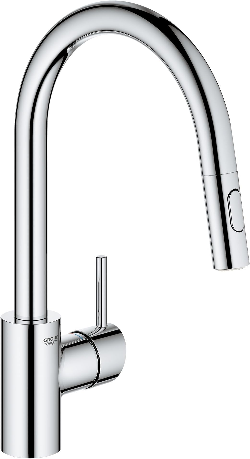 32665003 Concetto Dual Spray Pull-Down Kitchen Faucet, Starlight Chrome