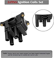 Vista 4 de Paquete de bobinas de encendido para 2.0 2.3 L4 Ford Focus Ranger Mazda 6 2003 2004 2005 2006 2004 2008 2009 2010 2011 bobinas de repuesto # DG474