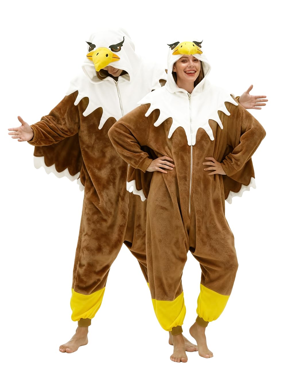 abptbaz Adult Onesie Pajamas Animal Cosplay Halloween Costume Homewear Pajamas for Women and Men-picture-38