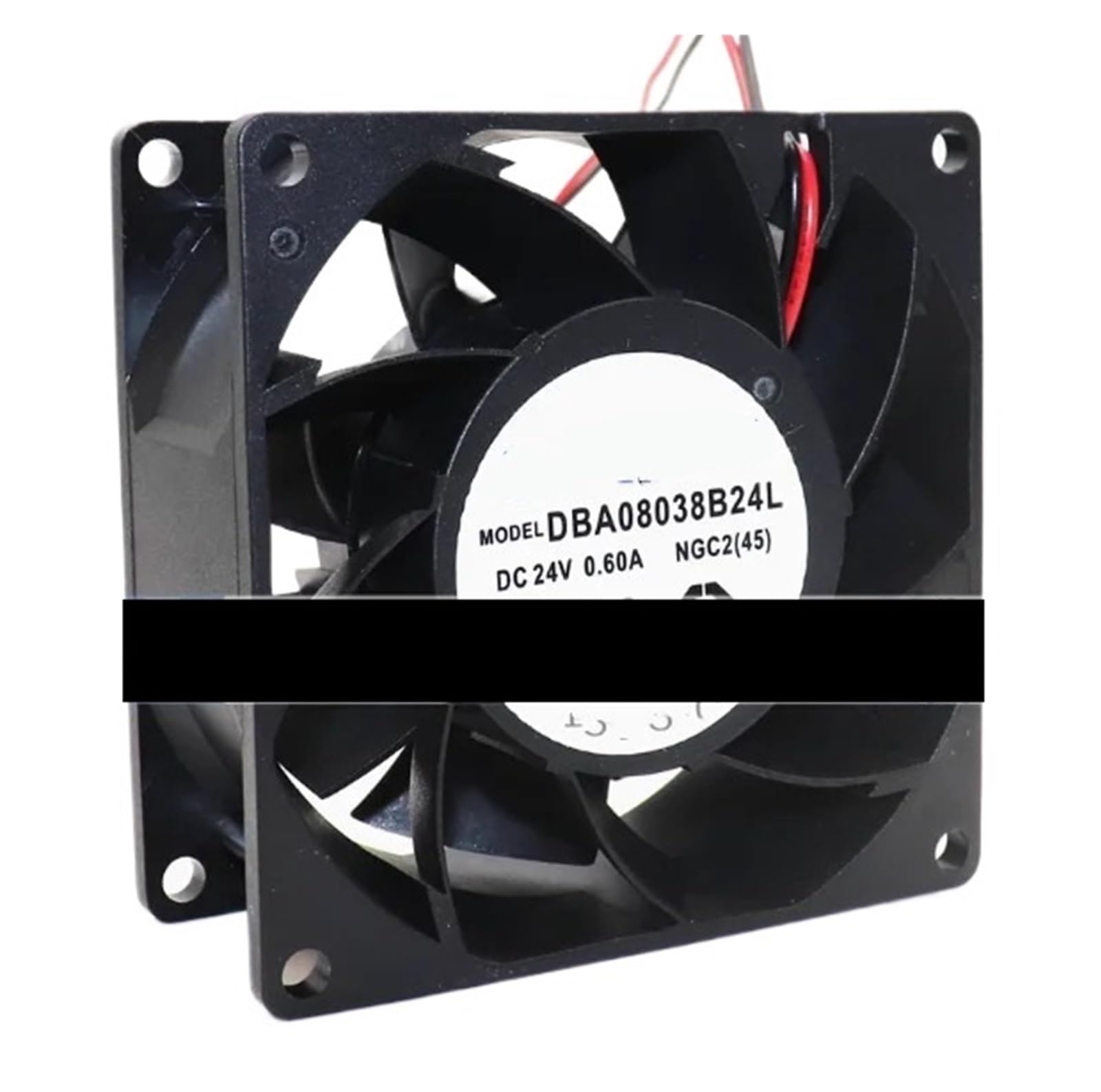 KWQNPHTRN Fan DBA08038B24L 24V 0.60A 2 Wire