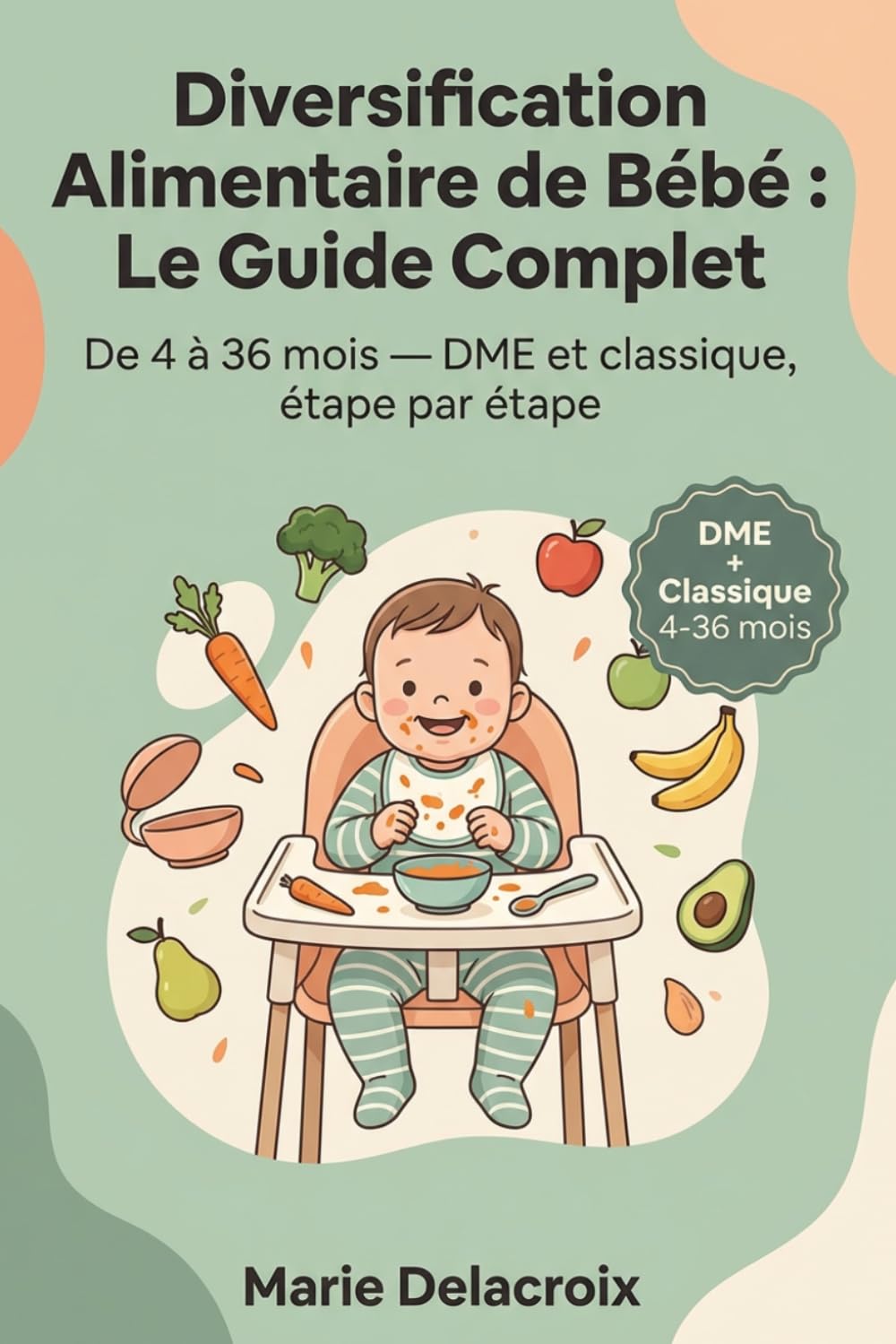 Diversification Alimentaire de Bébé : Le Guide Complet: De 4 à 36 mois — DME et classique, étape par étape