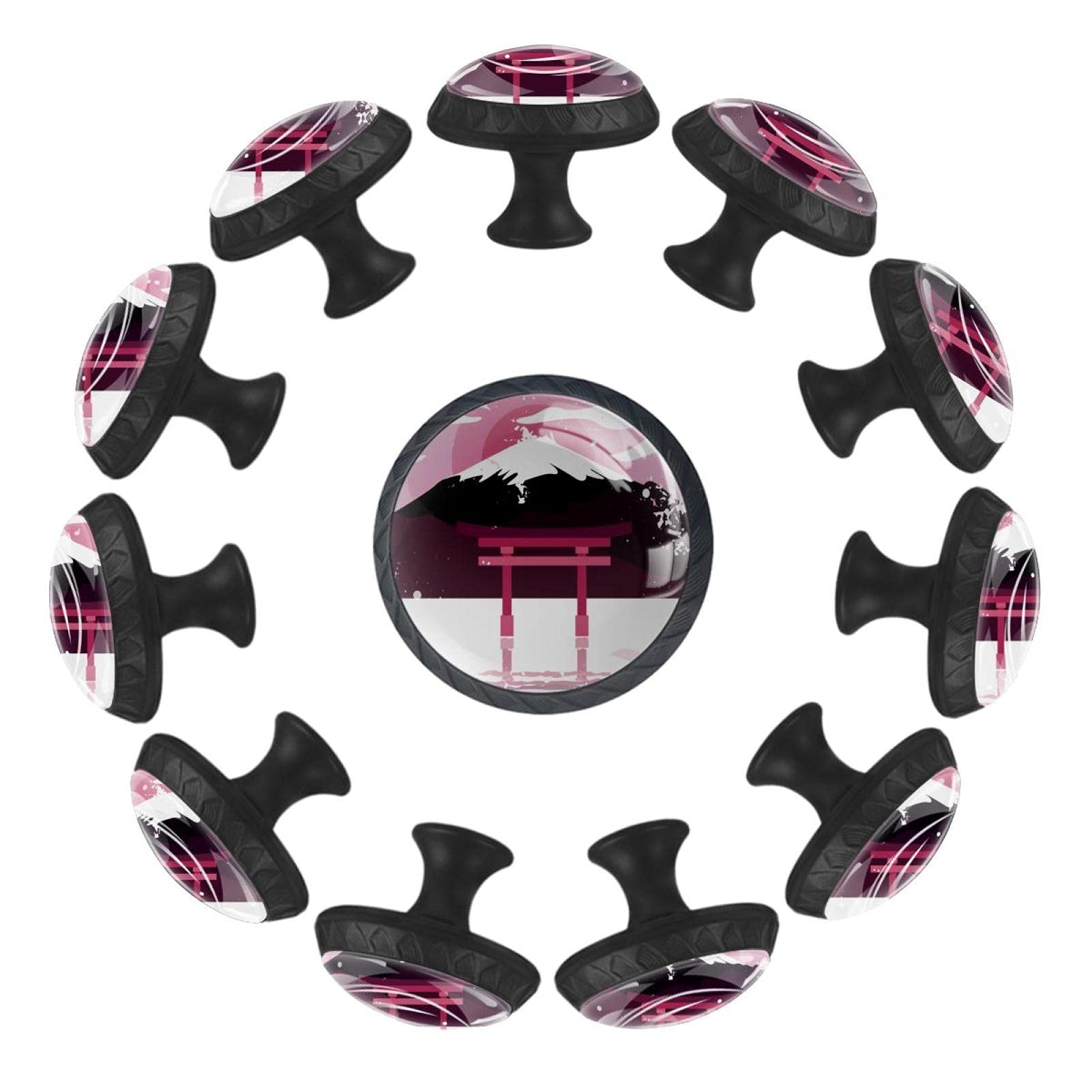 Boutons pour meuble rose de 35mm pour remplacer les poignées cassées d'un placard de crèche