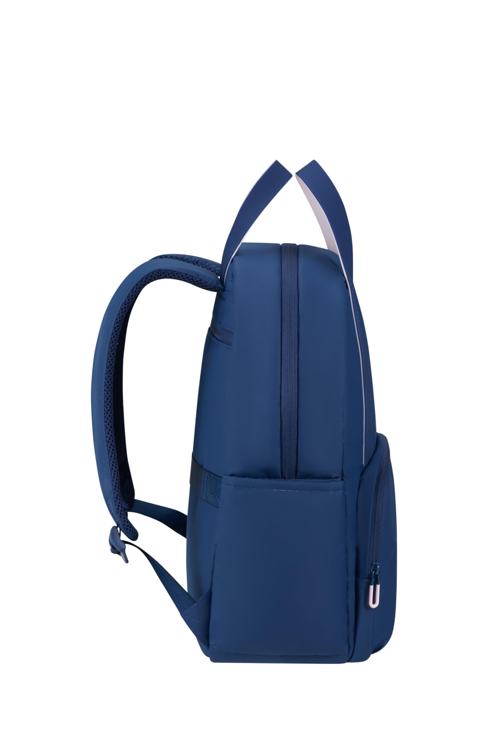 American Tourister Puffypop - Mochila Portátil Mujer 15.6" (49 cm, 21 L), Ergonómica, Perfecta para Escuela, Trabajo & Viajes - Azul (Navy)