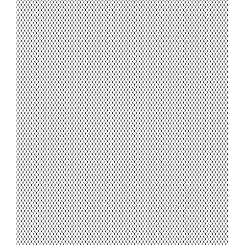 Image of Silver Universal 40 inchx13 inch Car Grill Mesh - Aluminum Alloy Automotive Grille Insert Bumper Rhombic Hole (1x2mm)