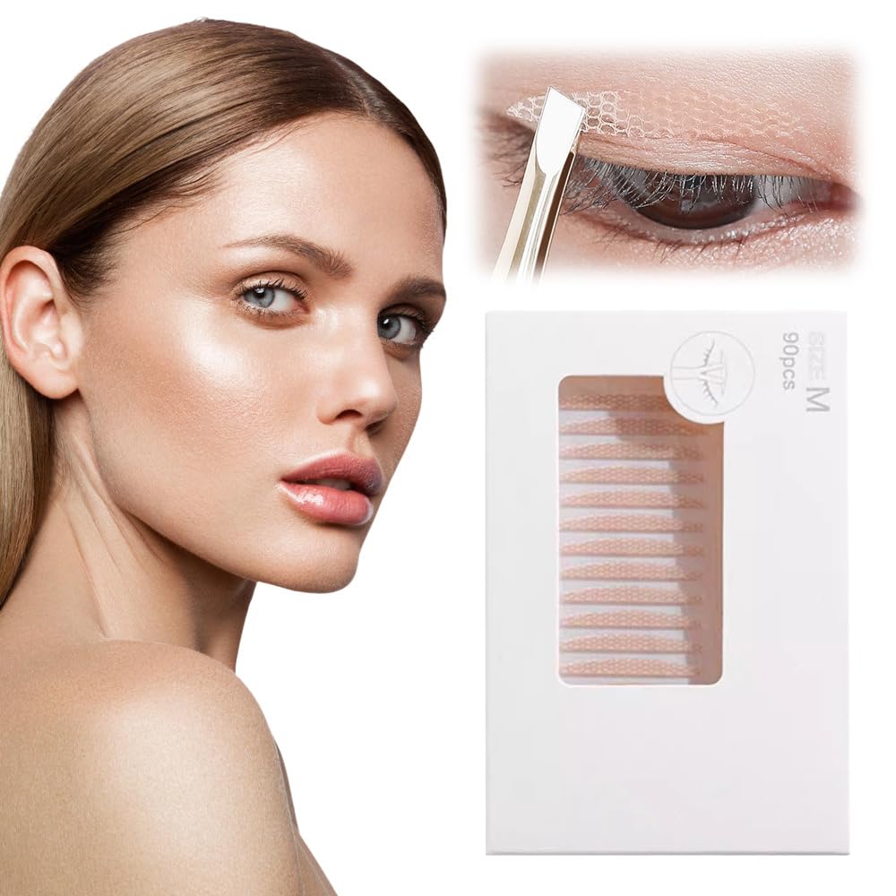 Invisible Double Eyelid Sticker, 2024 New Waterproof Double Eyelid Tapes, Long-Lasting Eyelid Sticker Double Eyelid Tape For Hooded, Heavy, Uneven, Droopy Eeyelids