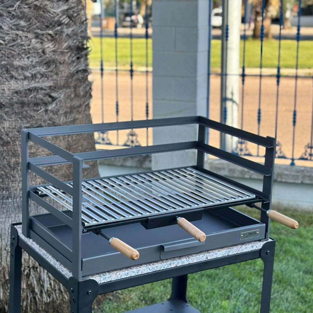 Imex El Zorro 71449 - Tiroir barbecue avec grill inox 68 x 45 x 45 cm.