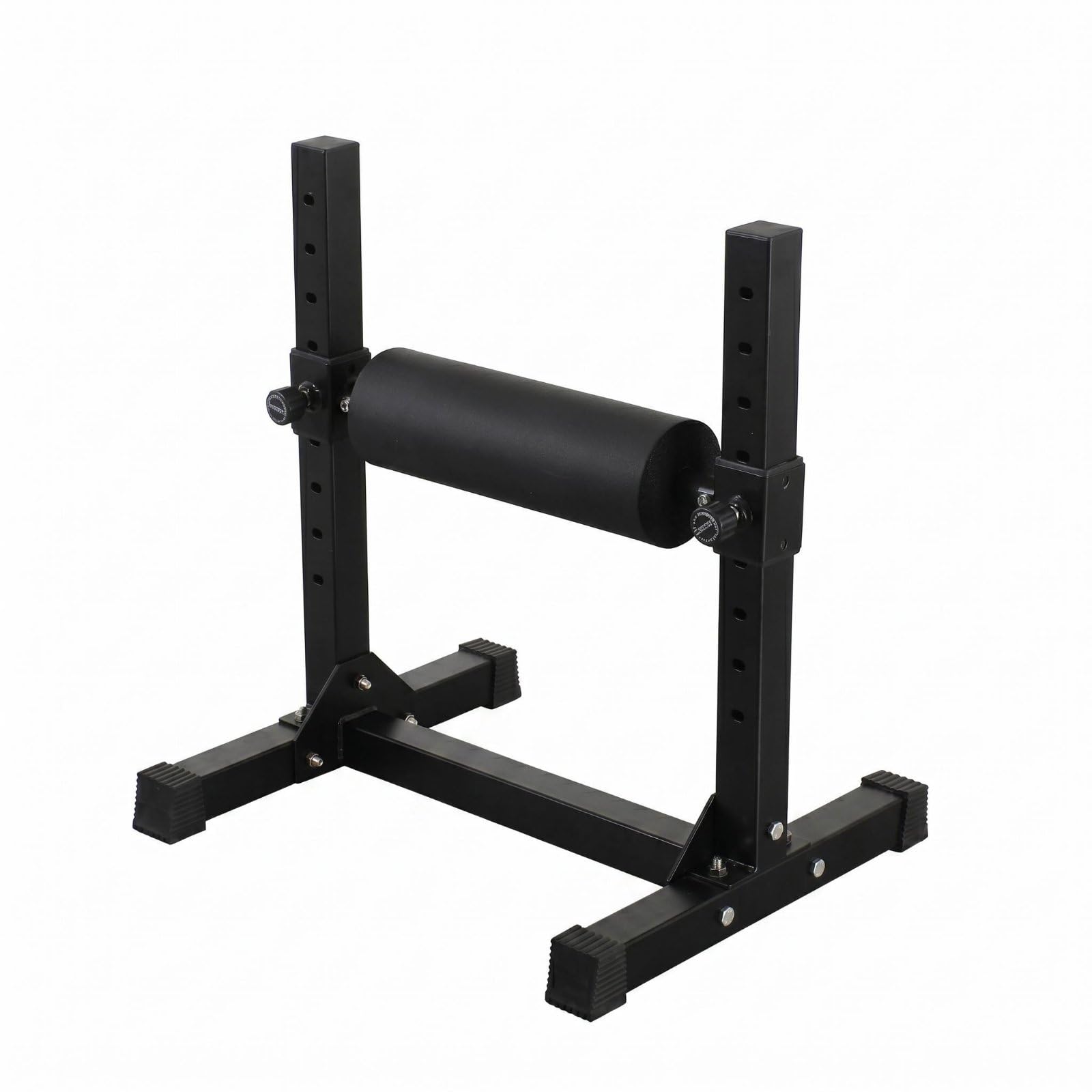 Trainings Squat Rack Bulgarischer Split Squat Ständer Beintraining Stabilitätstrainer aus Stahlrahmen mit Schaum für Kontrollierte Unilateralübungen, Stiftentriegelung Einstellbar