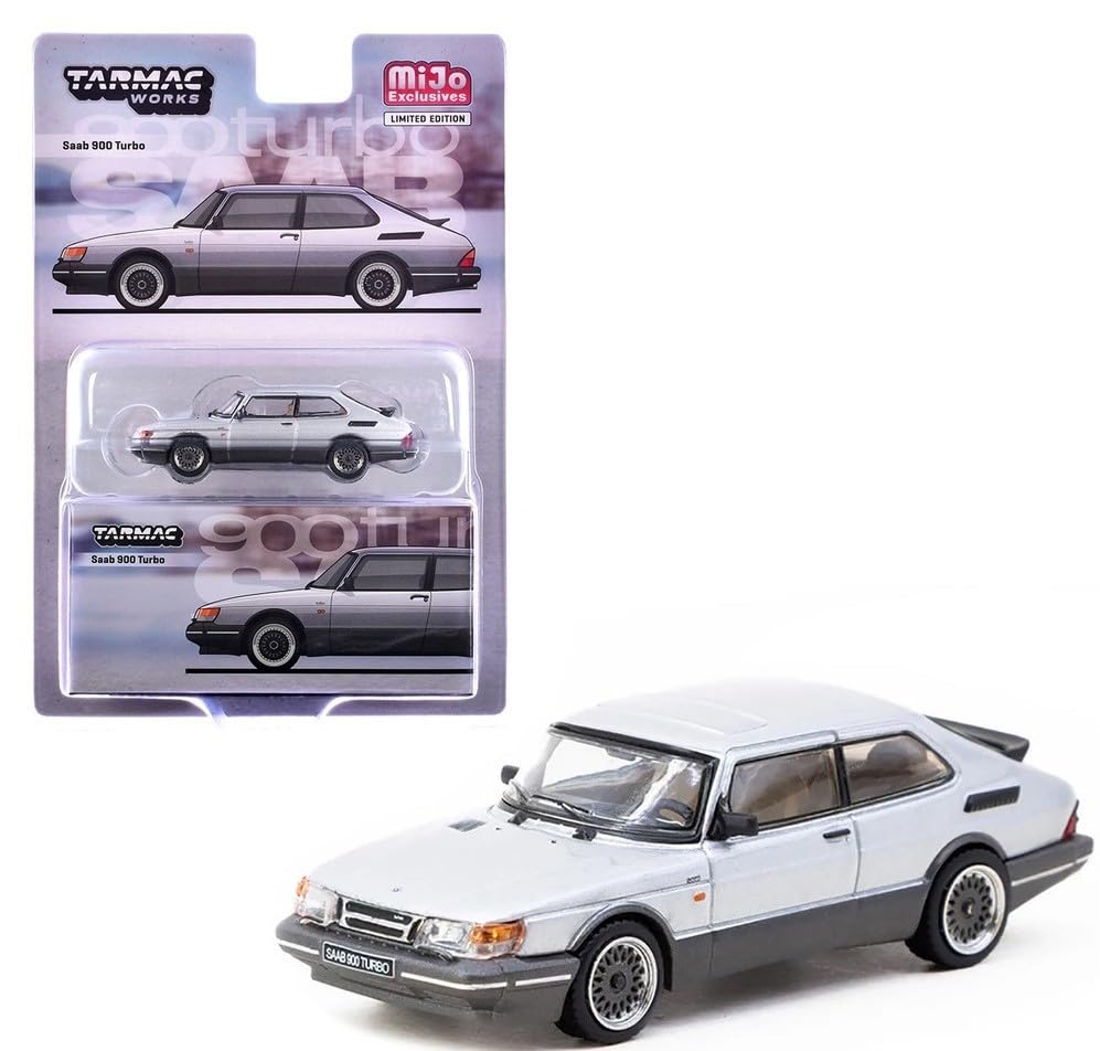 Diecast Saab 900 Turbo Silver