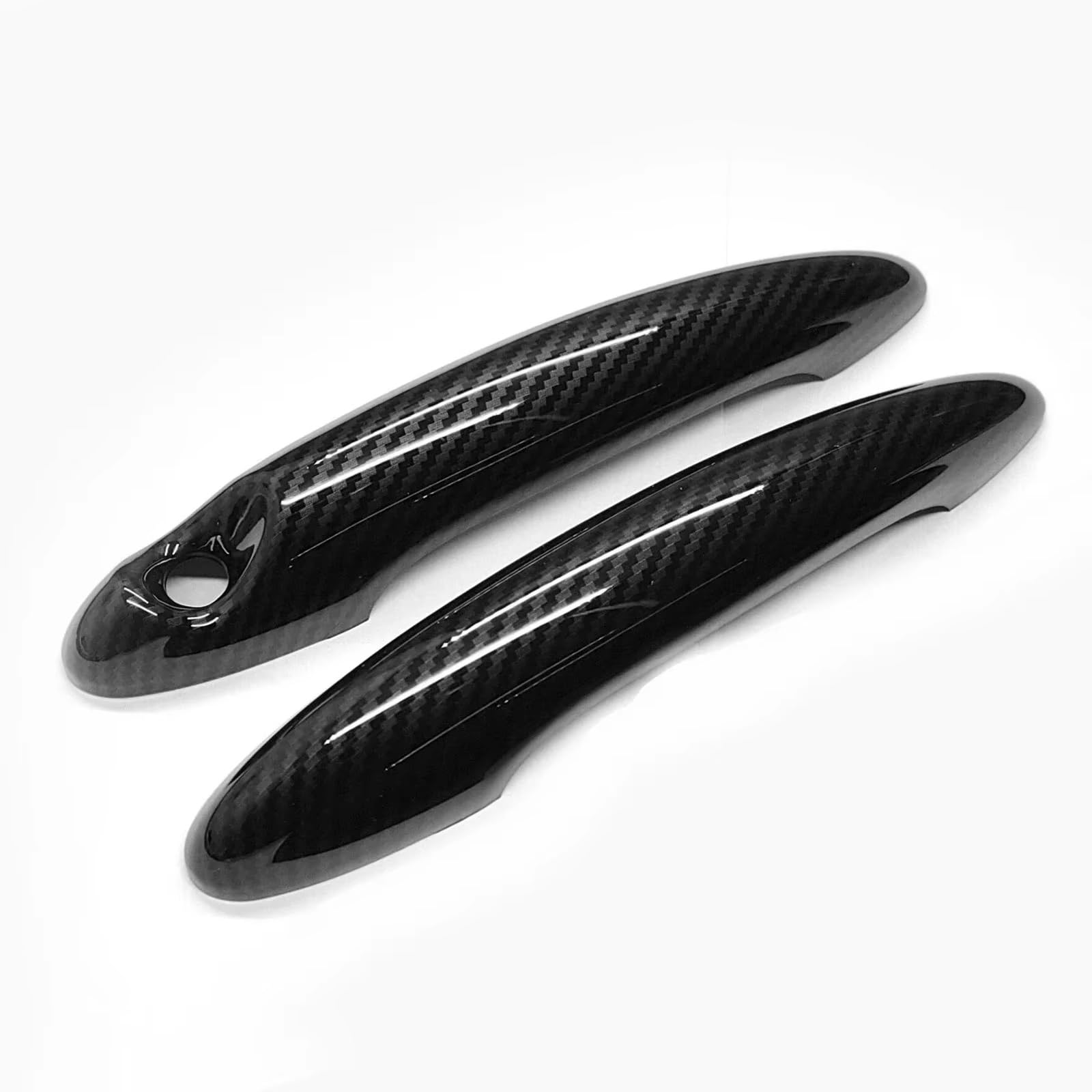 CFAYRLMS Door Handle Protector Car Exterior Door Handle Covers Trim Sticker Kit Compatible with Cooper for R50 2001–2006 Frame Plus Extra Pair