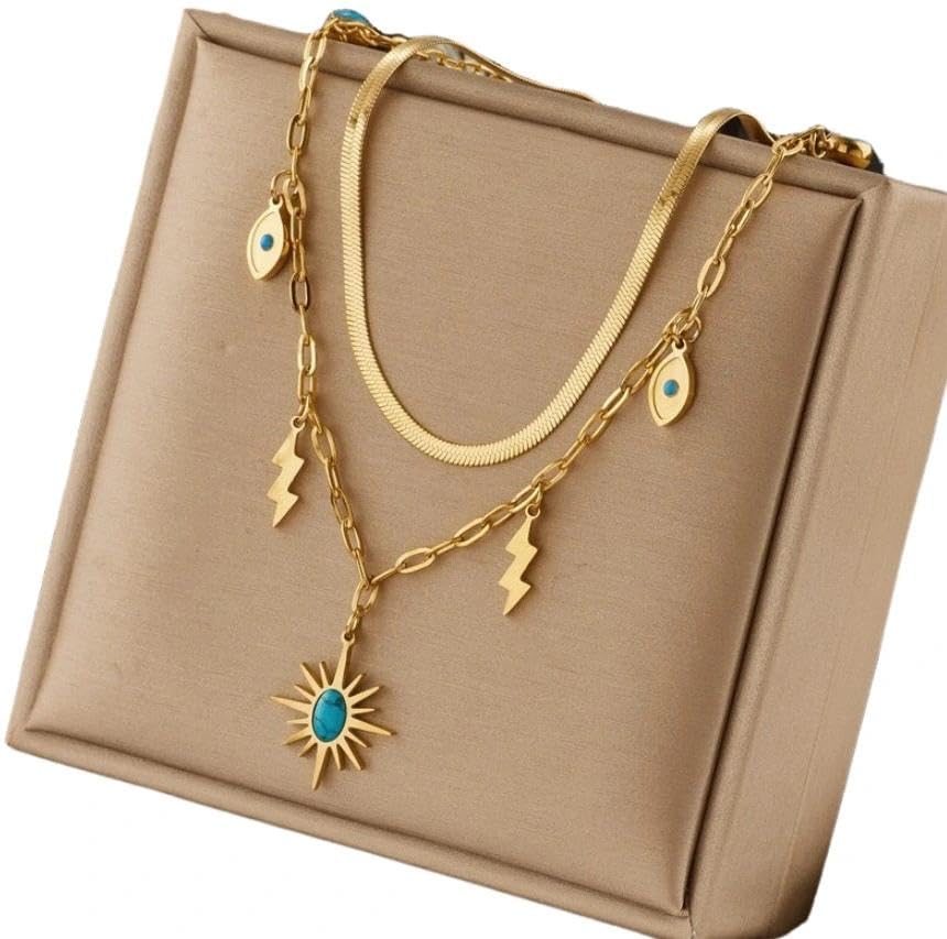 EDIBAZZAR Necklace - Elegante Schmuckkollektion - Alltagsstil - Antiallergischer Stahl - Langlebigkeit