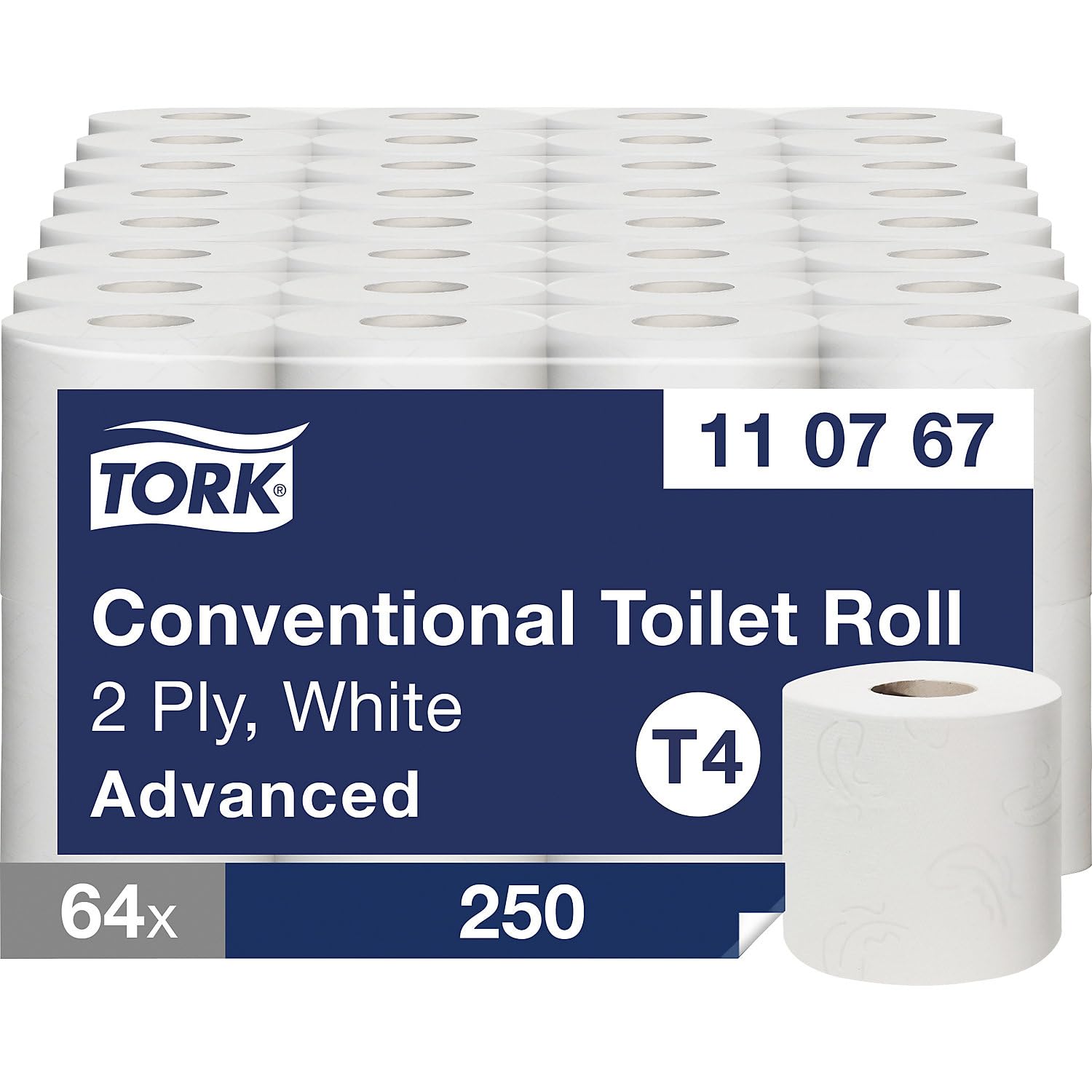Tork 110767 papier toaletowy 2-warstwowy 64RL biały