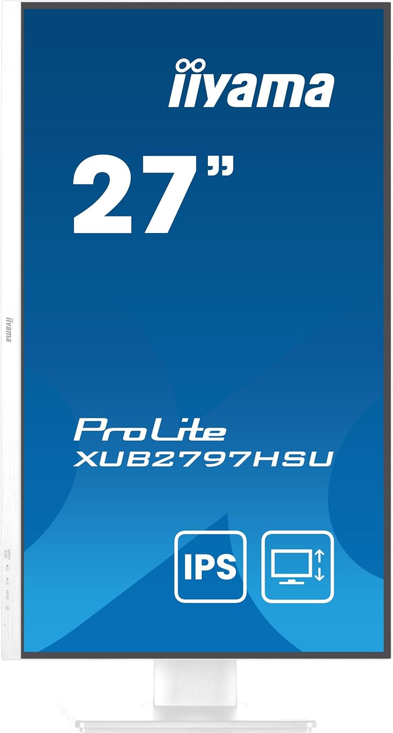 Iiyama XUB2797HSU-W2-27, IPS, 1920 x 1080/100Hz, 1H1DP, Has