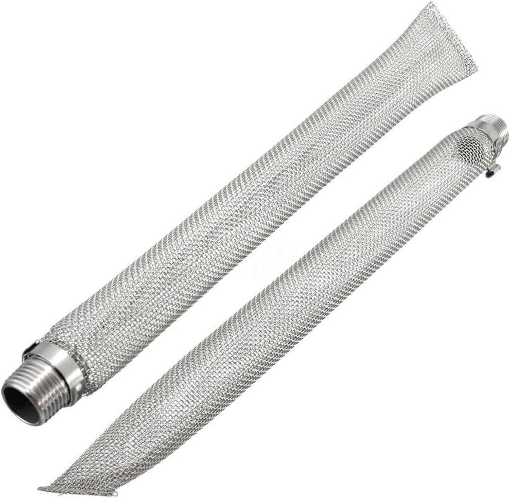 1pcs Stainless Steel Kettle Tube Mash Tun Mesh Filter Bazooka Spigot Pot Filter Boil Screen Brew for Home Brew Creative and Exquisite Workmanship Nice and Attractive