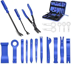 Kit Ferramentas Remoção Acabamento 19pcs, Ferramenta Remoção Painel Porta Carro, Ferramentas para Remoção de Acabamento Automotivo, Conjunto de Ferramentas de Remoção de Acabamento Automático