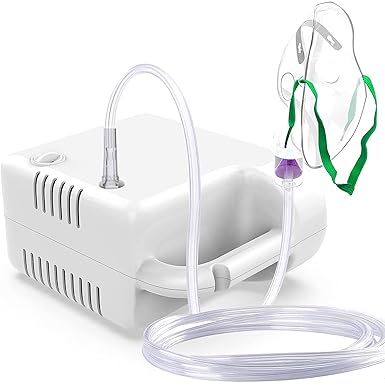 MCP Handy Piston Compressor Nebulizer Machine with Complete Mask Kit for Adult & Child