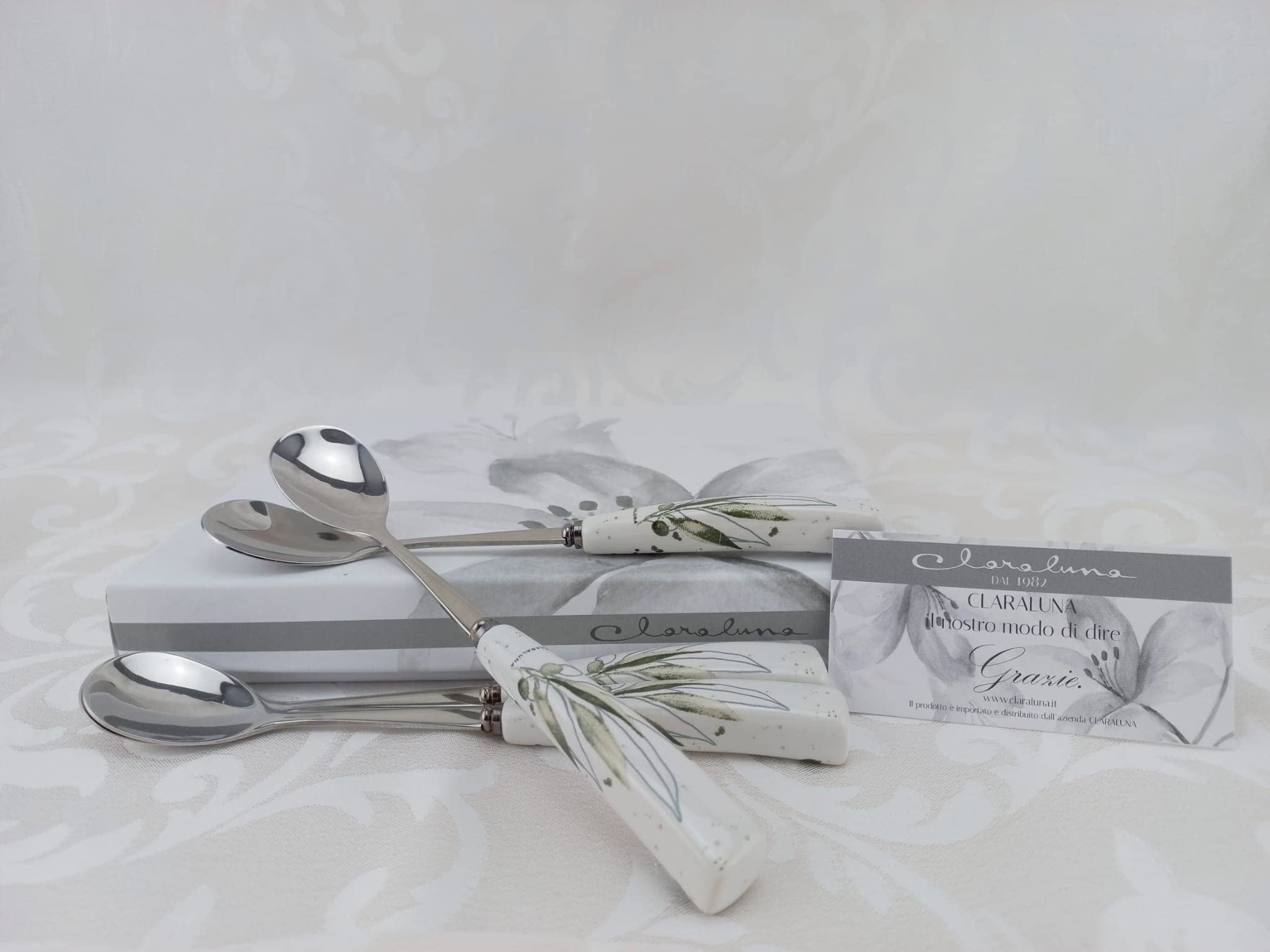 Wedding favor set 4 teaspoons decoration hearts Claraluna 2023