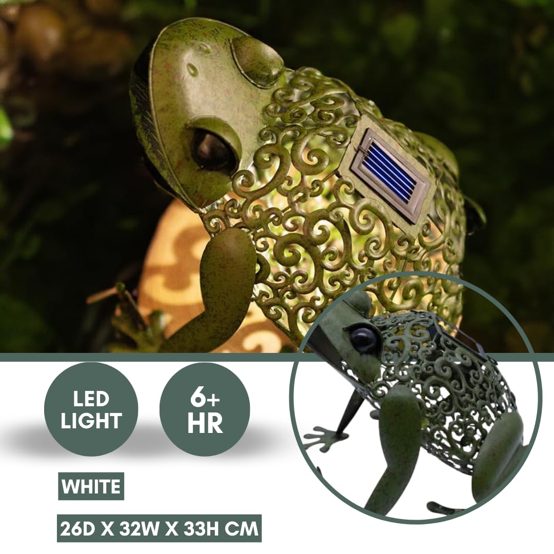 Garden Mile® Solarlampe Kupfer Bronze-Effekt Metall-Silhouette, Garten Tierskulpturen Farbwechselnde LED-Leuchten, atemberaubende vielseitige Gartendeko