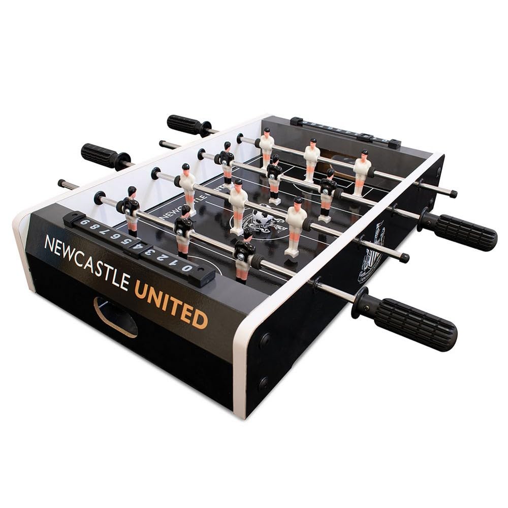Newcastle United FC 20 cm Football Table Game, 6 Players per Team, Score Indicator, 2 Balls, 50 x 37 x 12 cm