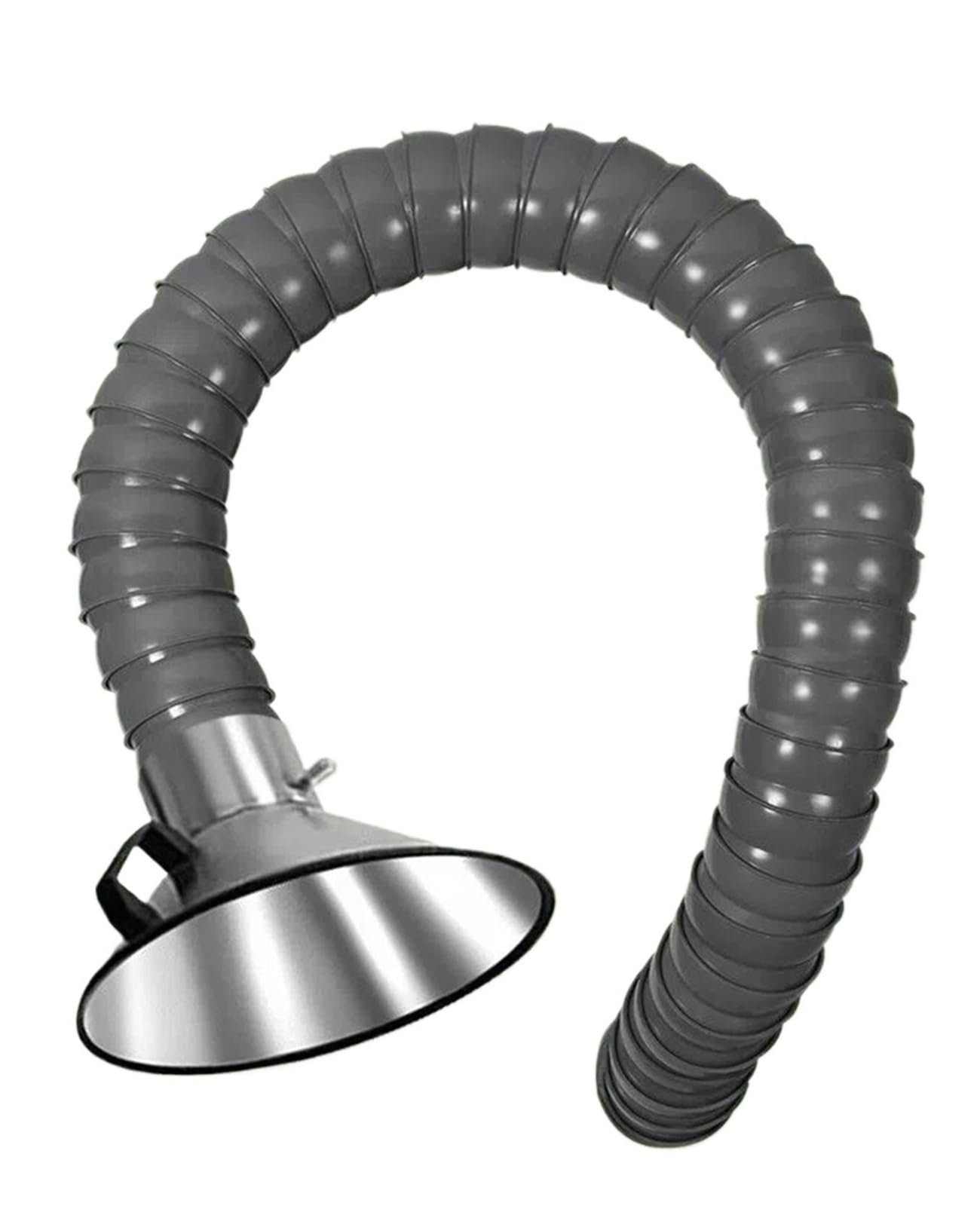 AMZBNEIDI Milageto Fume Extractor Arm Adjustable Flexible Welding Fume Extractor Hose with Stainless Steel Hood, Multiple Sizes(20x100cm/7.87x39.37in)