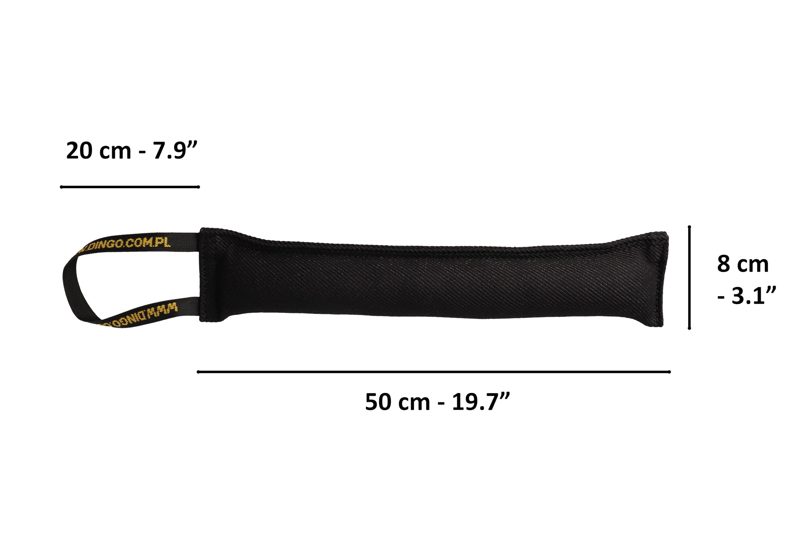 Dingo Waldemar Rutkowski Nylcot Dog Toy, Durable Bite Tug with Sturdy Handle for Training Tug of War, Retrieval & Play - Image 2