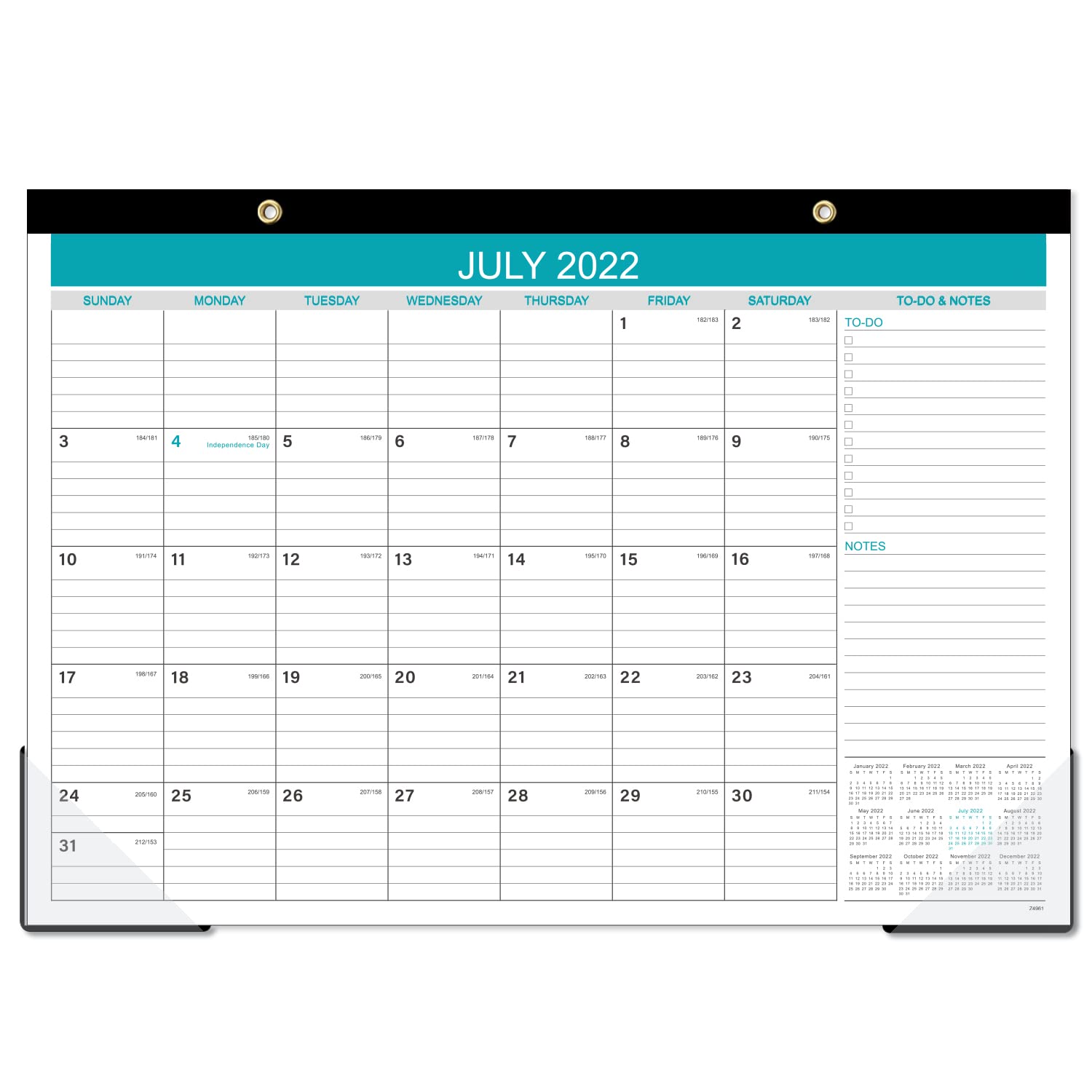 Buy Desk Calendar 20222023 18 Monthly Desk/Wall Calendar, July 2022