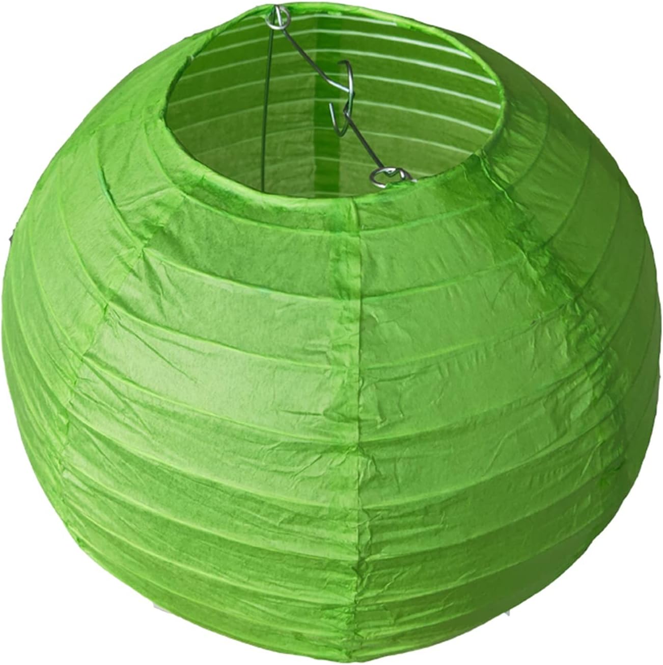 20 Pcs/Set 8"12" White and Green Chinese Japanese Paper Lantern Round Lanterns